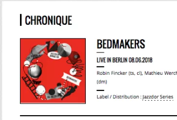 Chronique Live in Berlin Citizen Jazz